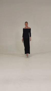 Melissa Top Black - Australian Made