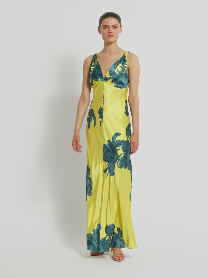 Delphine Maxi Citrus Blue - Australian Made
