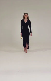 Lenora Maxi Midnight Metallic