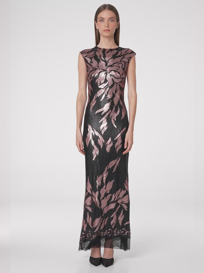 Larissa Gown - Black Blush