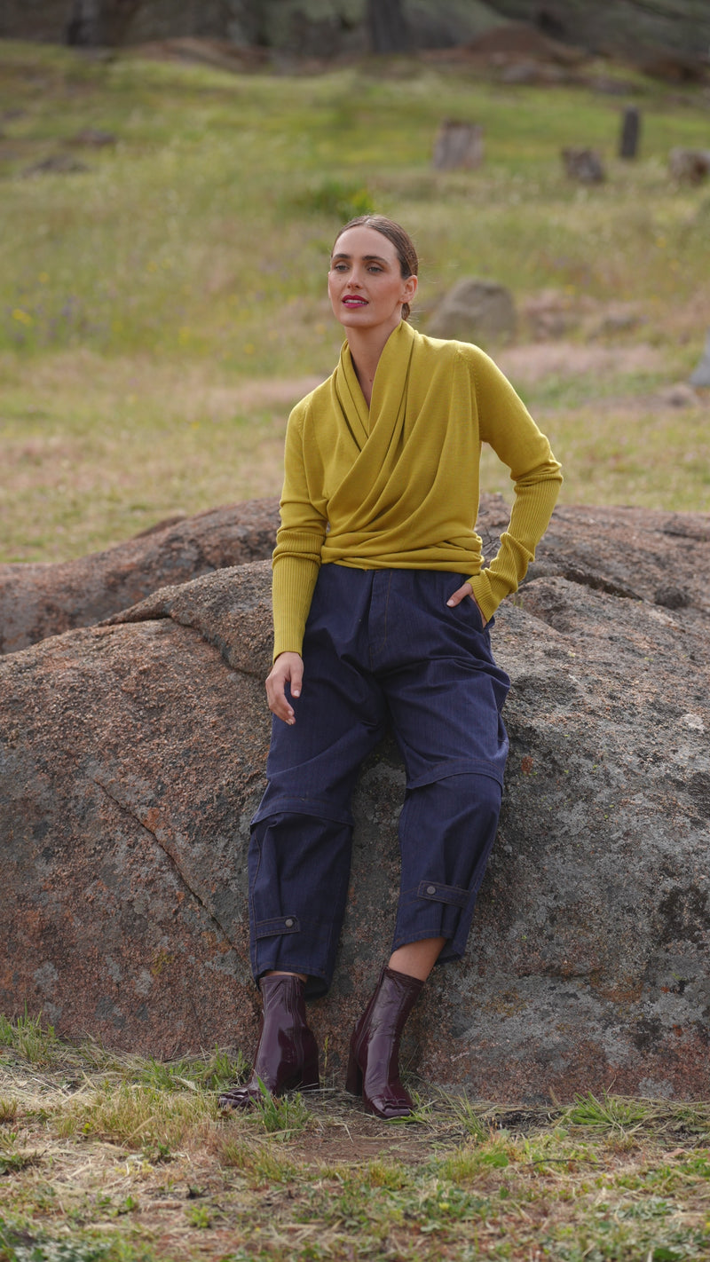 Soho Cardigan Mustard