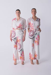 Oleander Blouse Nautilus Bloom