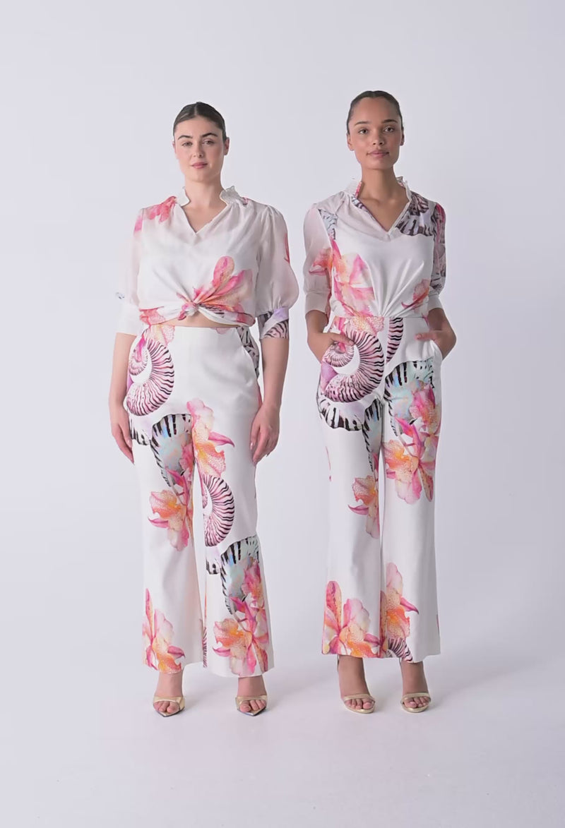 Kelsey Pant Nautilus Bloom