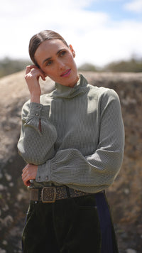 Dutchess Blouse Green