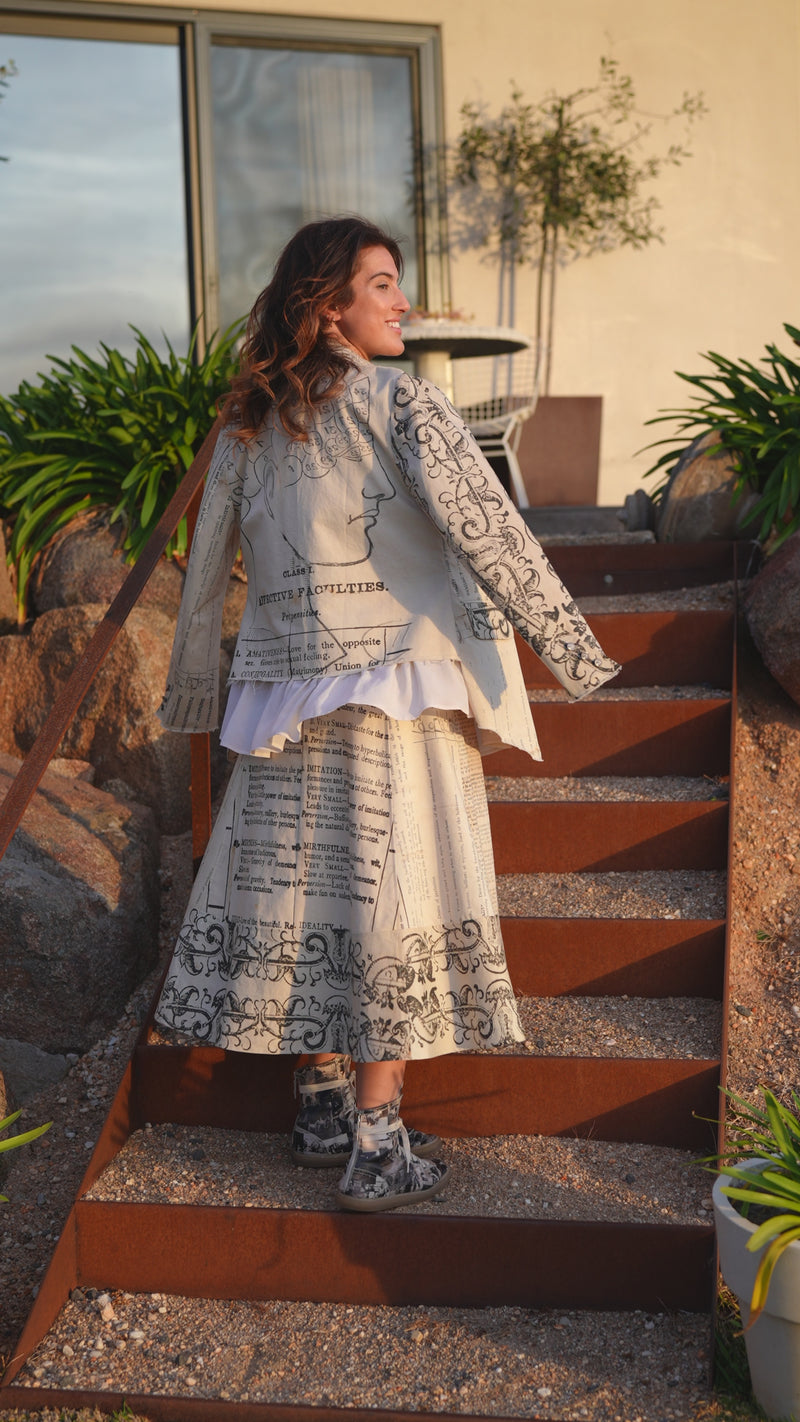 Splice Phrenology Silk Frill Jacket