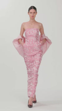 Audrey Strapless - Rose - Australian Made