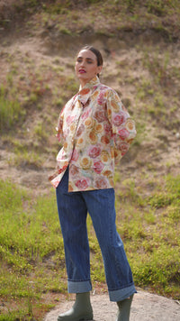 Actress Shirt Roses