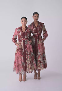 Liliana Cotton Silk Maxi Dress Cathedral Botanic