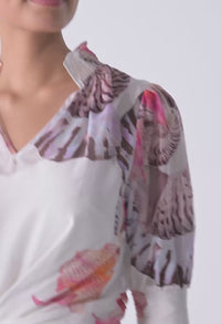 Oleander Blouse Nautilus Bloom