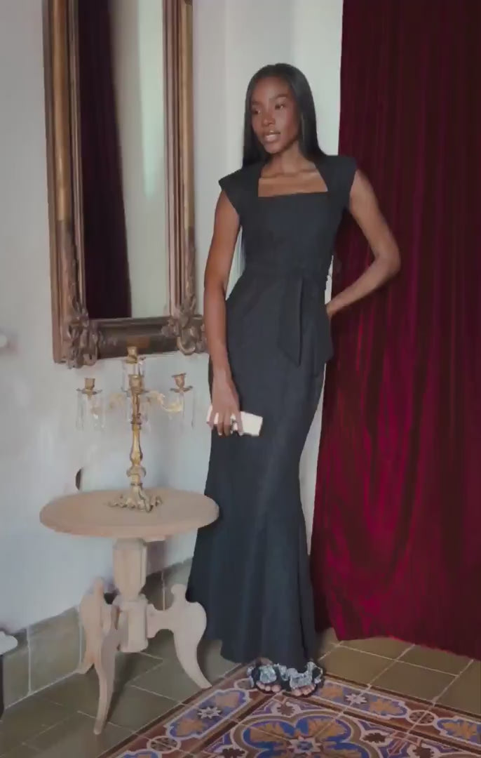 Gala Royale Gown in Black - Australian Made