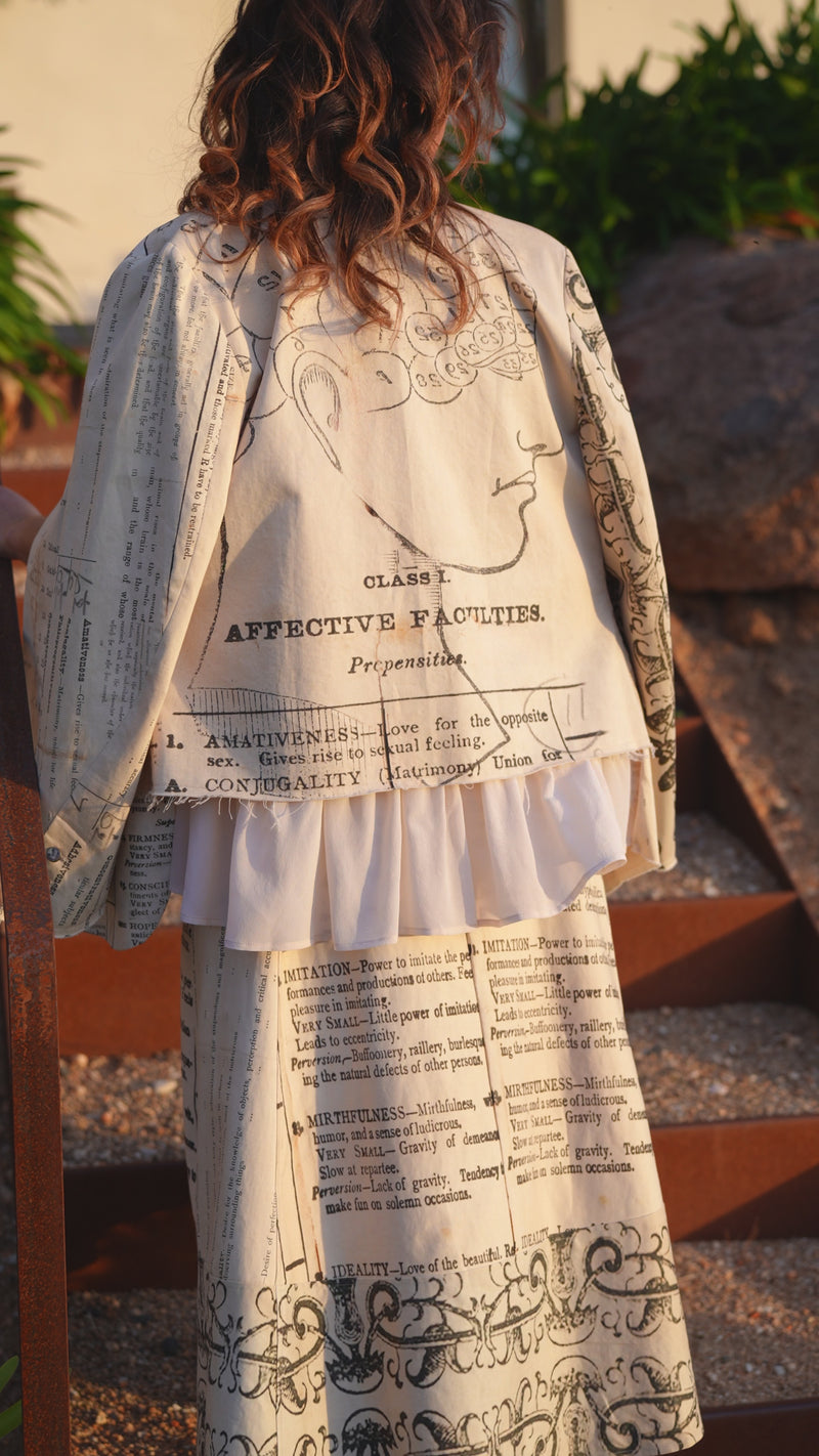 Splice Phrenology Silk Frill Jacket