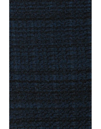 Chevron Short Slv Knit Top Black Ocean