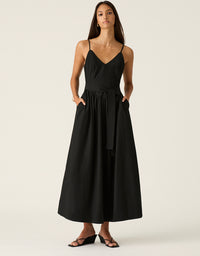 Quinn Midi Dress Black