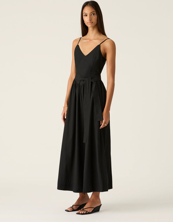 Quinn Midi Dress Black