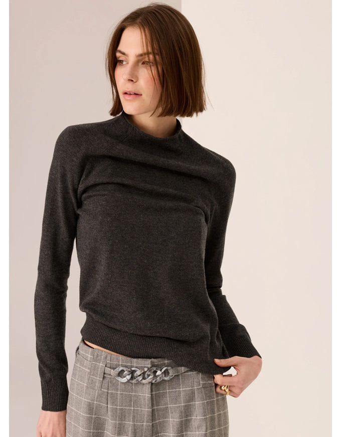Quinn Essential Knit Charcoal