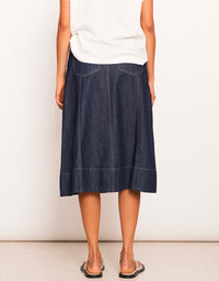 Raydel Denim Skirt Dark Wash