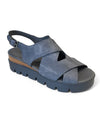 Riku Washed Denim Sandal