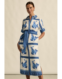 Roam Dress Azure Collage