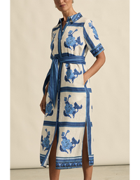 Roam Dress Azure Collage