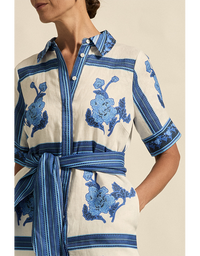 Roam Dress Azure Collage