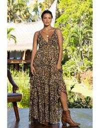 Dress Kasia Georgette Rayon Jungle