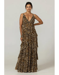 Dress Kasia Georgette Rayon Jungle