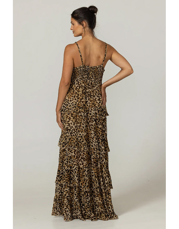 Dress Kasia Georgette Rayon Jungle