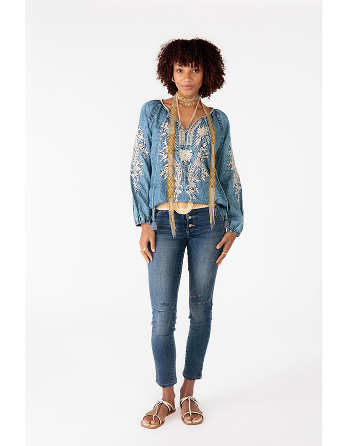 Alessia Shirt Embroidered