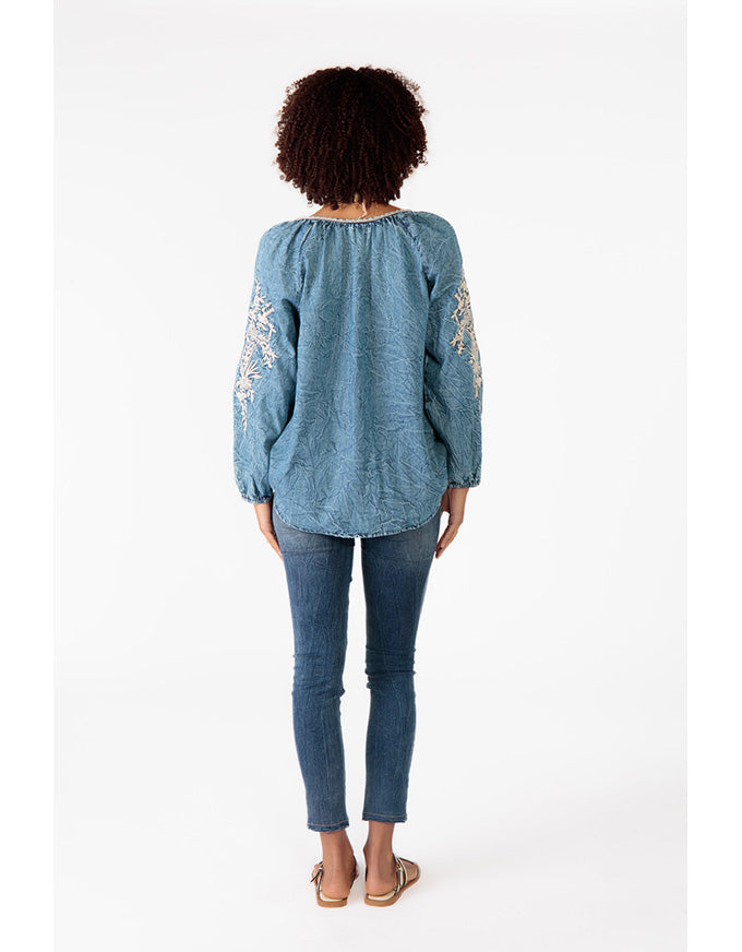 Alessia Shirt Embroidered