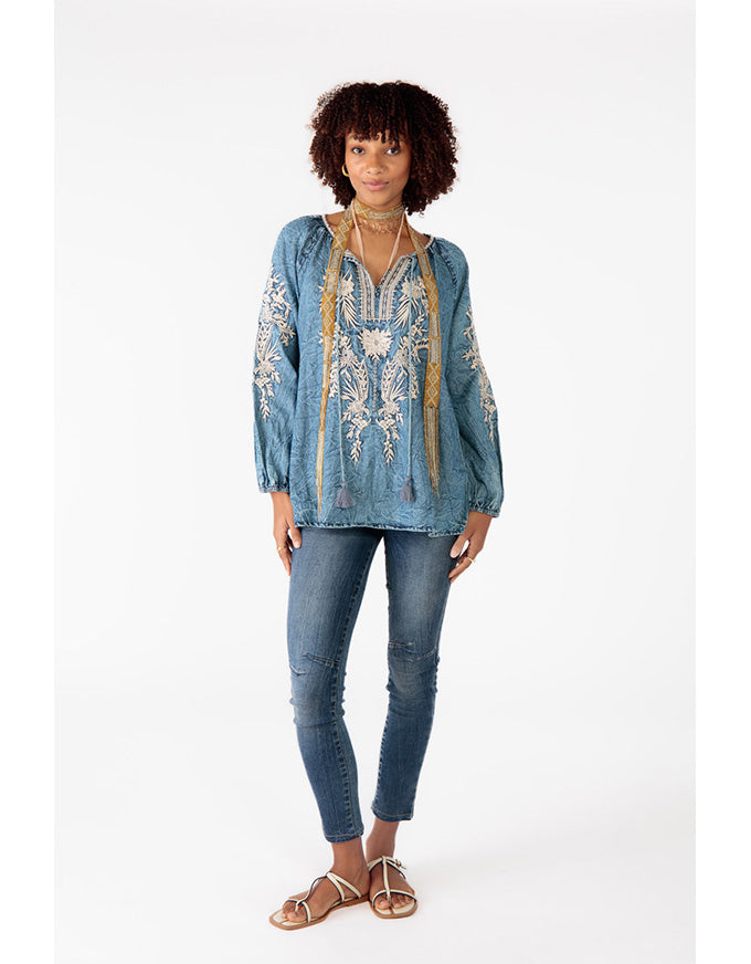 Alessia Shirt Embroidered