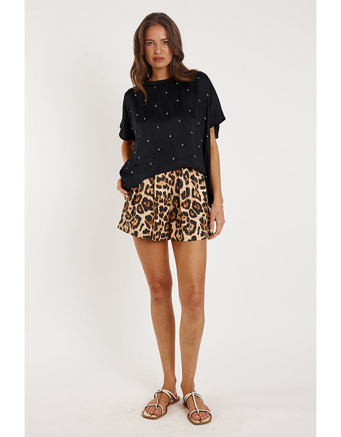 Wild Short Leopard Print