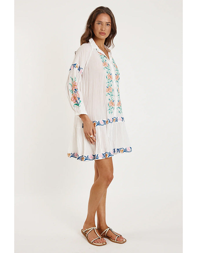 Brittany Dress White