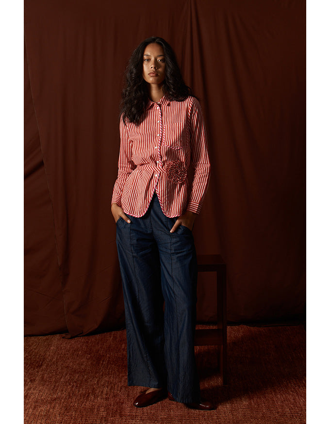 Countryside Rose Top Red