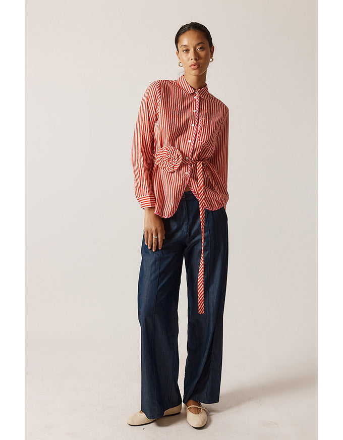 Countryside Rose Top Red