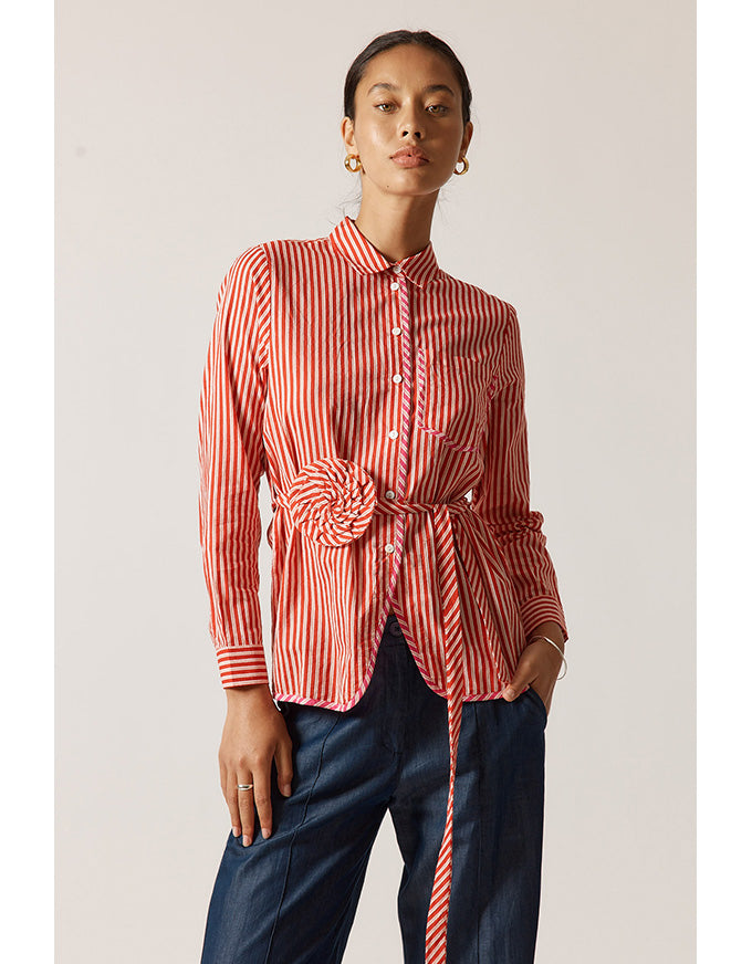Countryside Rose Top Red