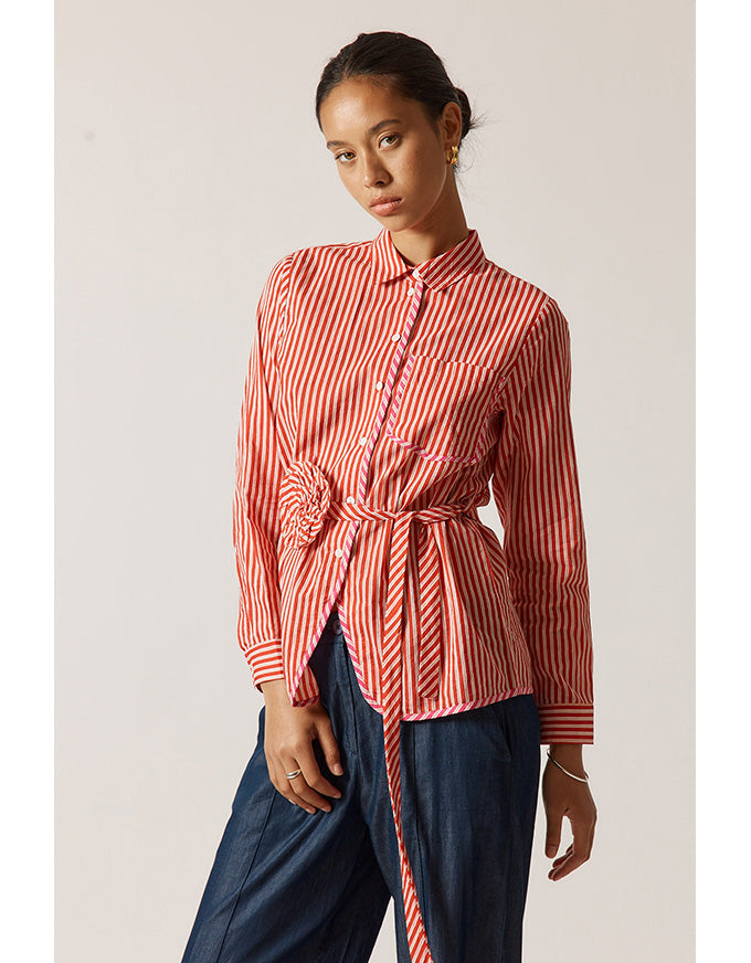 Countryside Rose Top Red