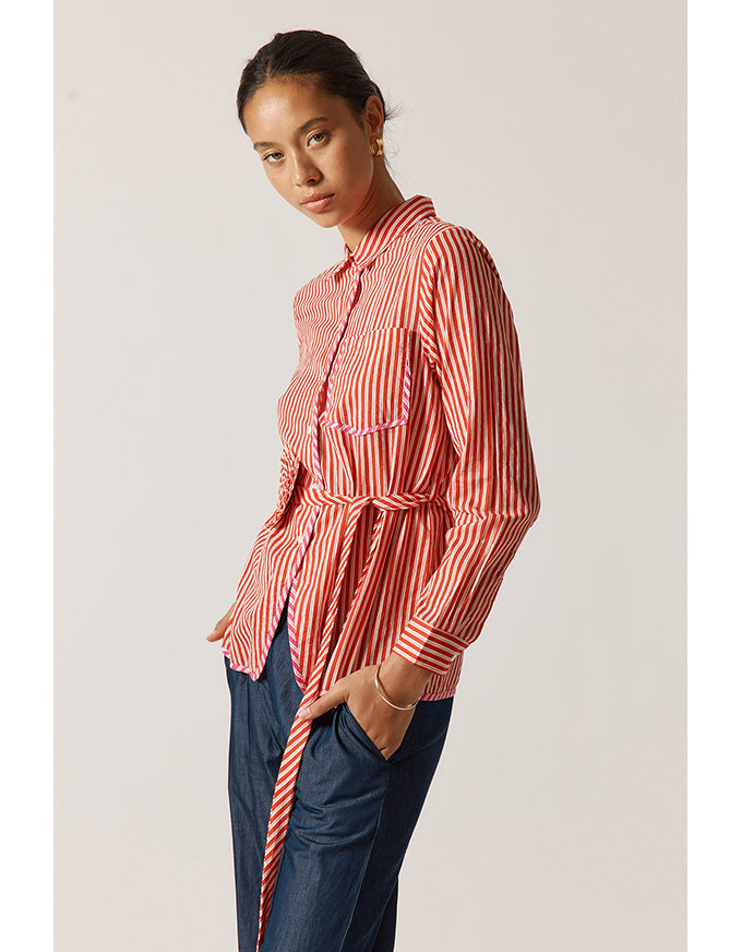 Countryside Rose Top Red