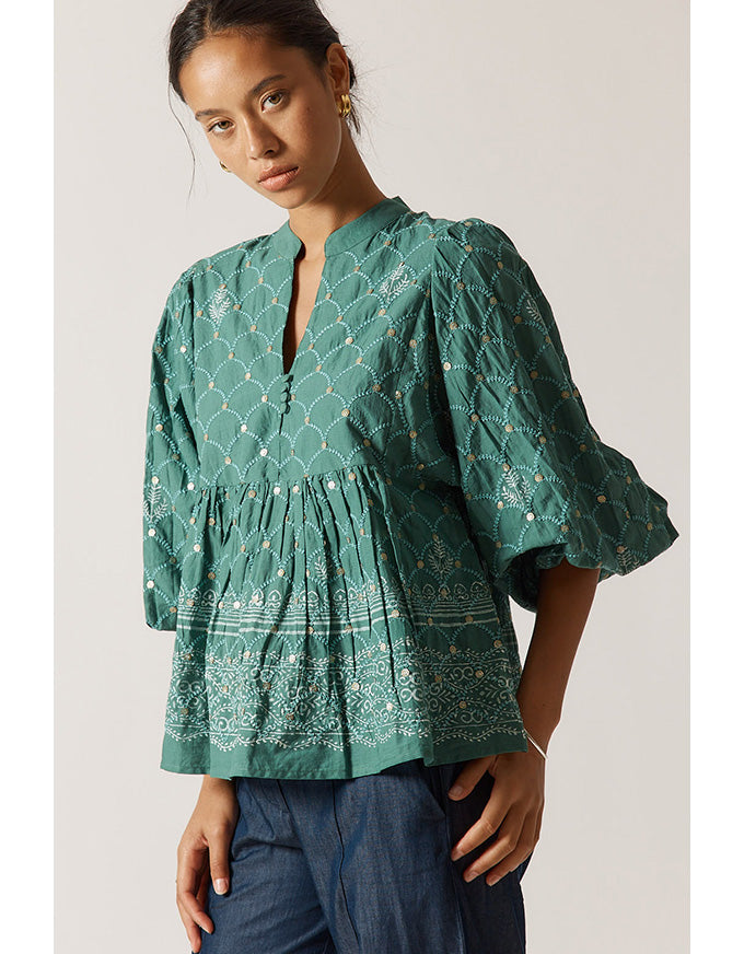 Locket of Love Top Sage