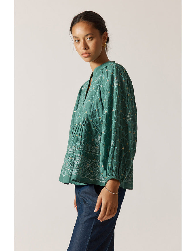 Locket of Love Top Sage