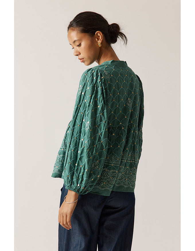 Locket of Love Top Sage