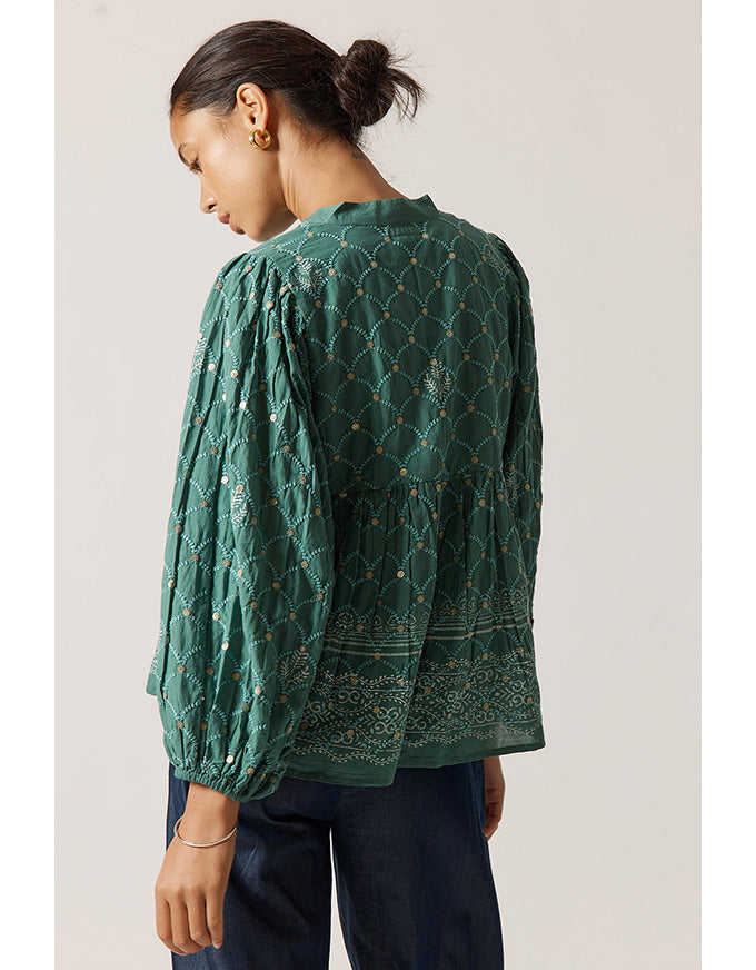Locket of Love Top Sage