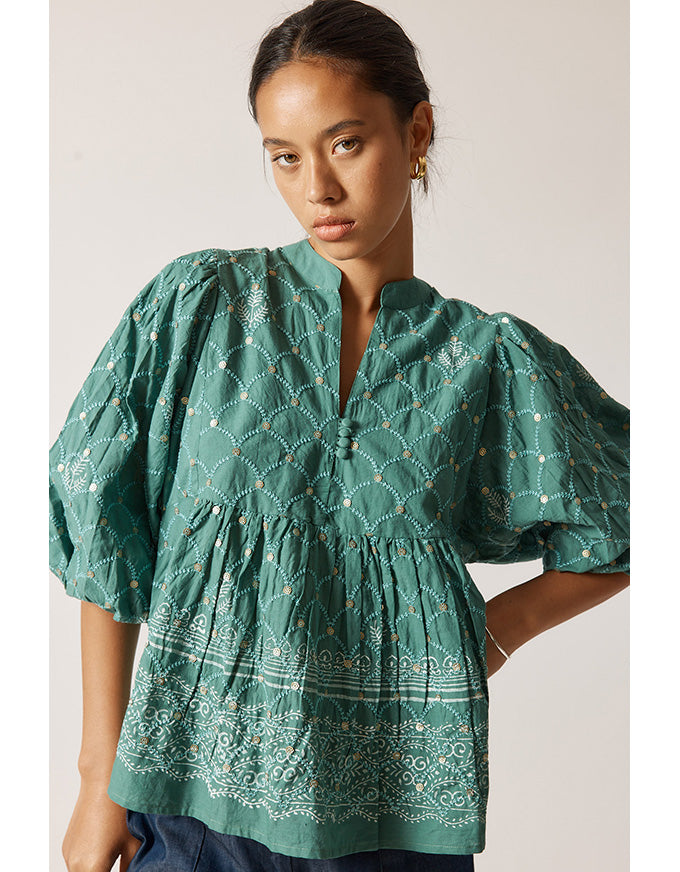Locket of Love Top Sage