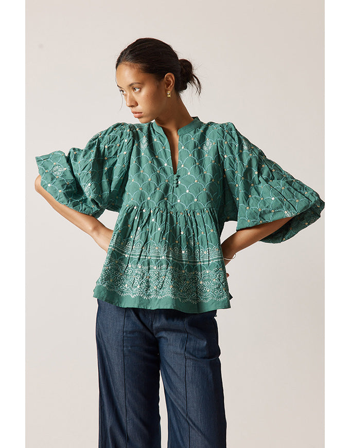 Locket of Love Top Sage