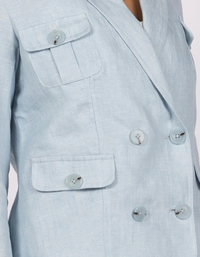 Safari Jacket Sky Blue