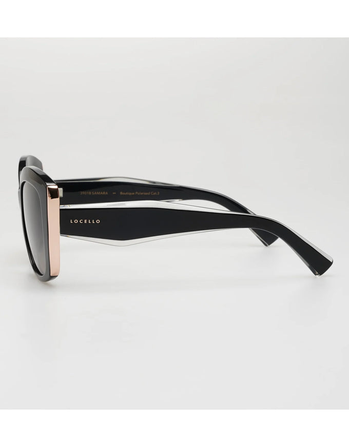 Samara Sunglasses Black Brown