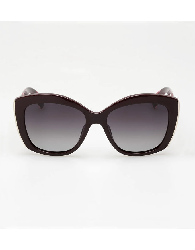 Samara Sunglasses Ruby Red Smoke