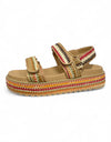 Bridgett Sandal Multi Woven Leather