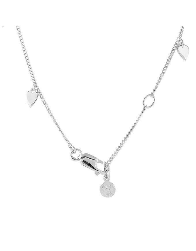 Silver Heart Charm Necklace