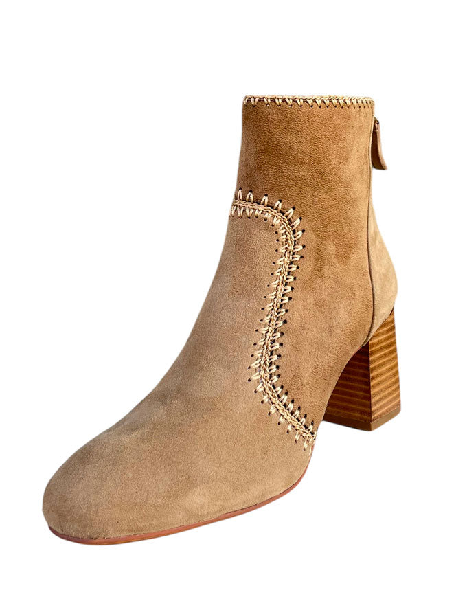 Solina Fawn Suede Ankle Boots