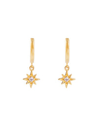 Star Hoops Gold